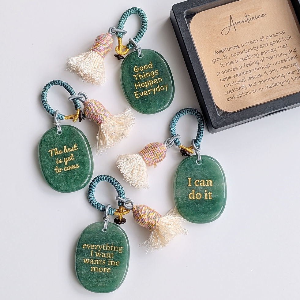 Thumbnail: Affirmation Crystal Keychain