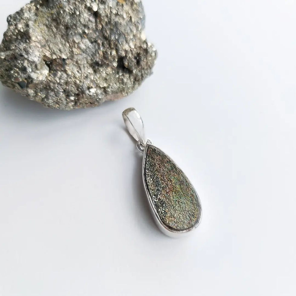 Thumbnail: Spectro Pyrite Druzy