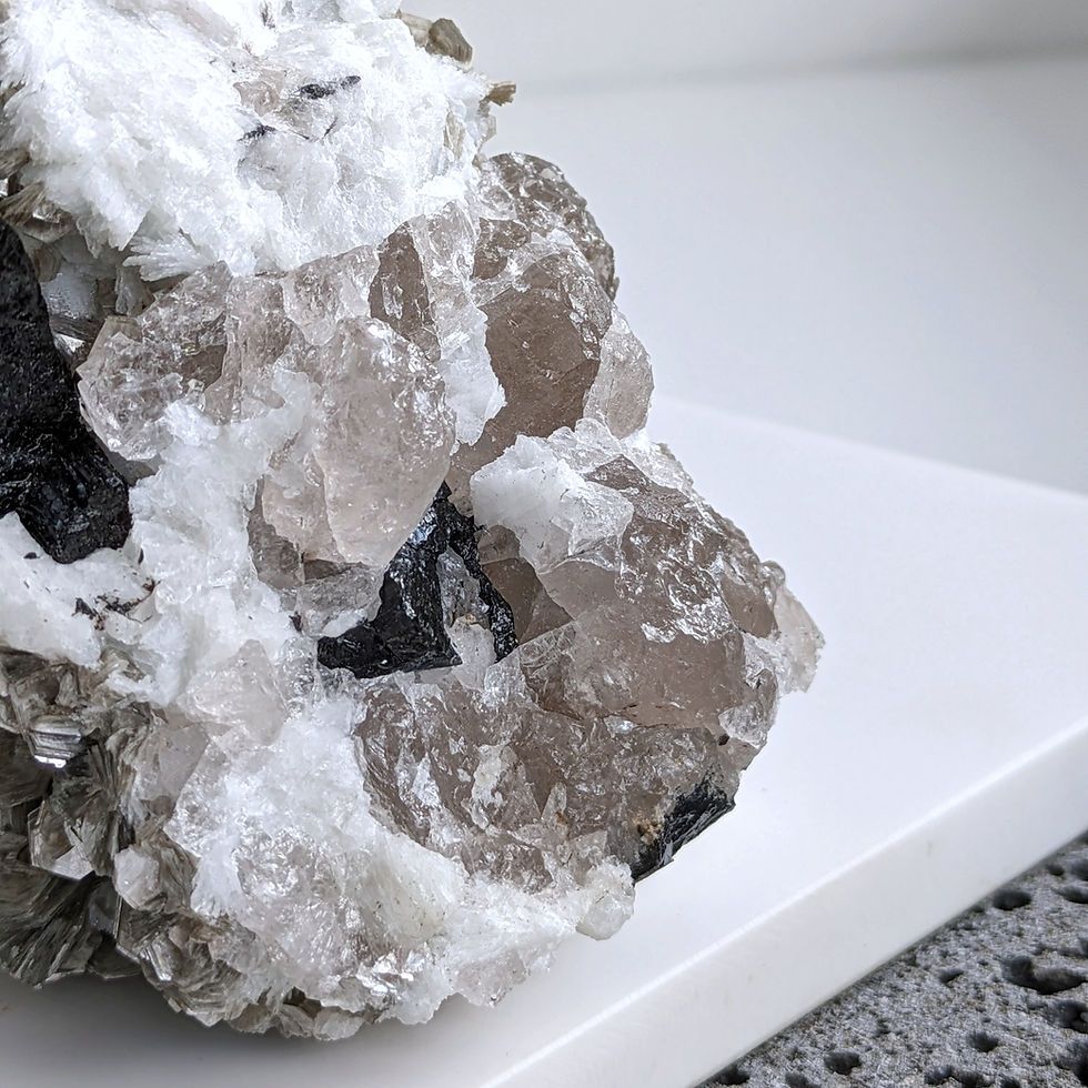 Thumbnail: Black Tourmaline Quartz Specimen