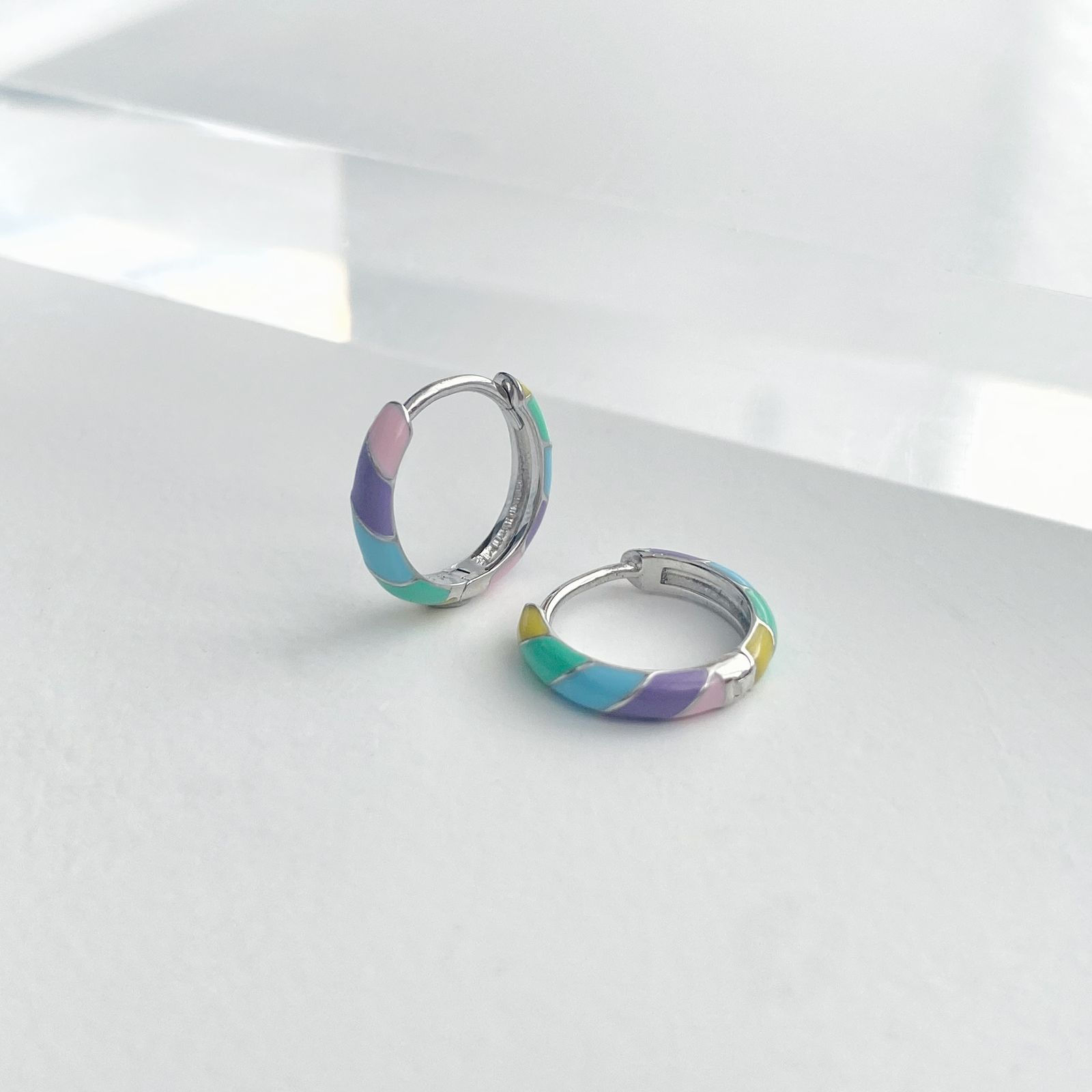 Pastel Hoops