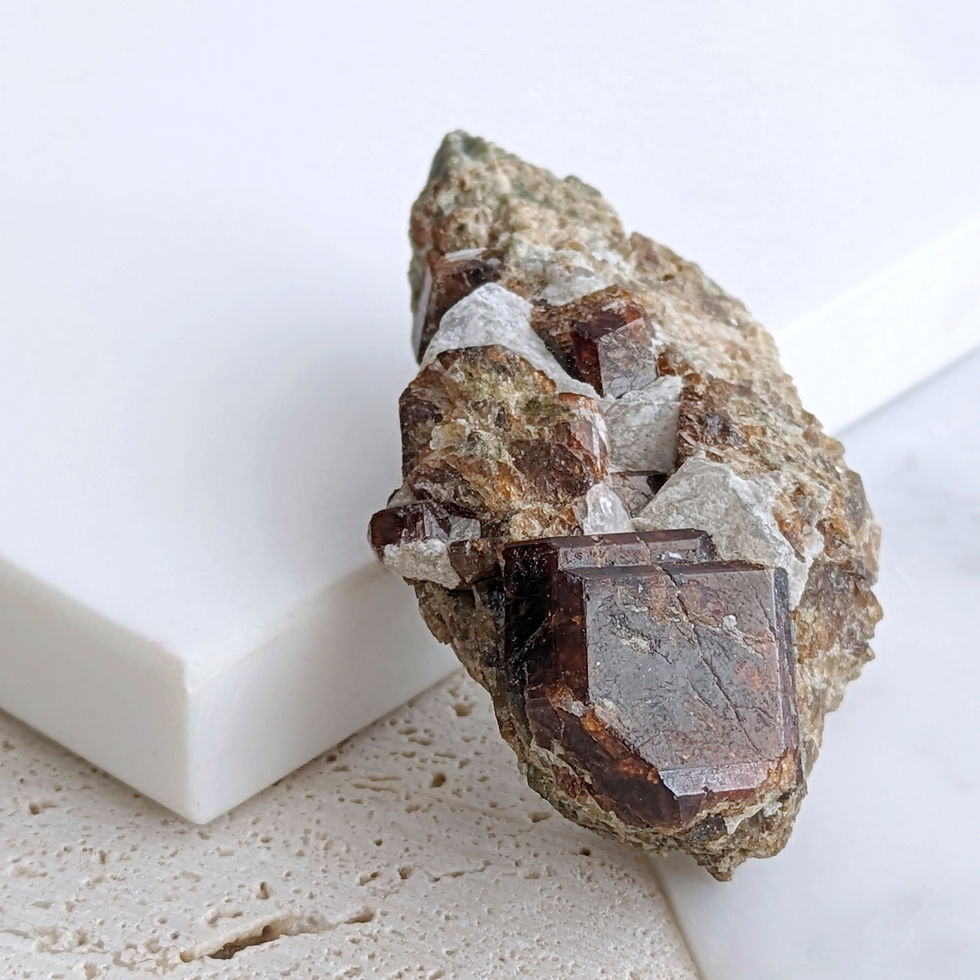 Thumbnail: Red Zircon Specimen