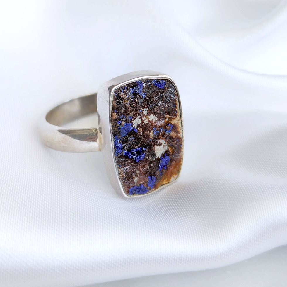 Thumbnail: Azurite Druzy Ring