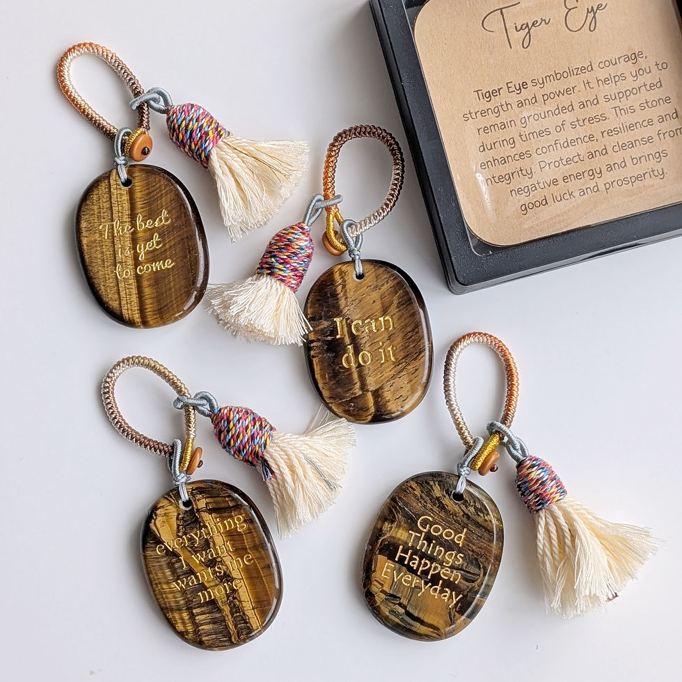 Thumbnail: Affirmation Crystal Keychain