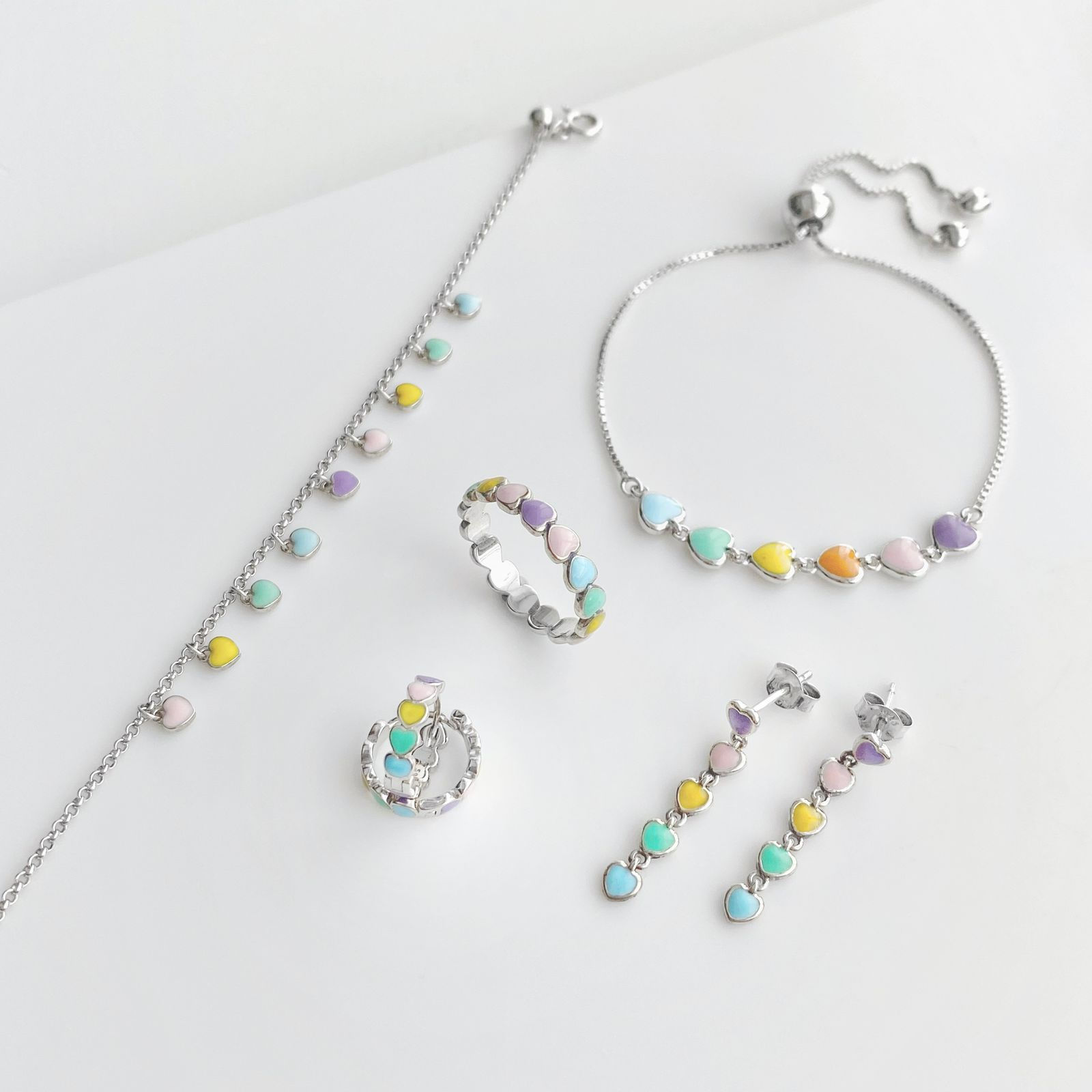 Pastel Hearts