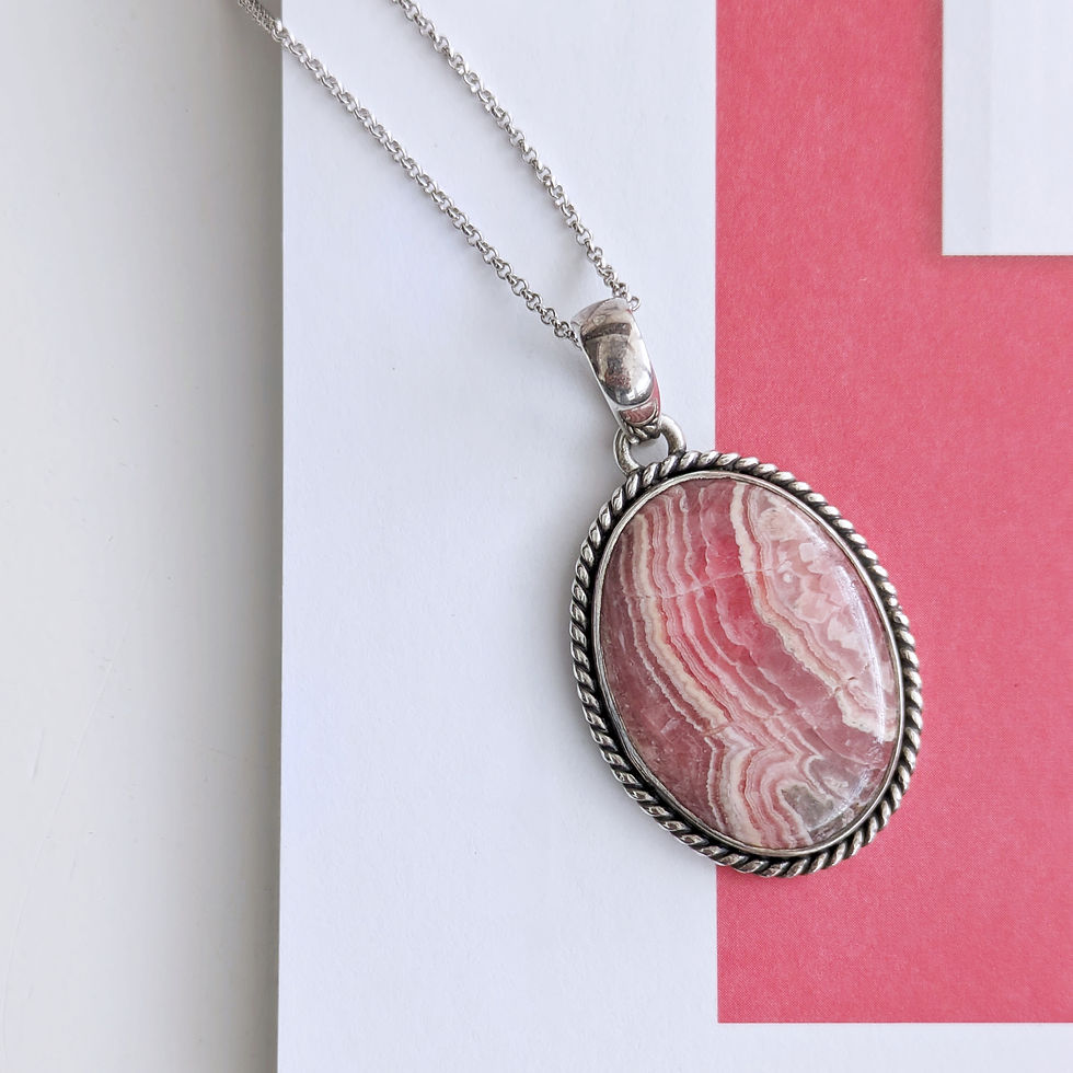 Rhodochrosite Necklace