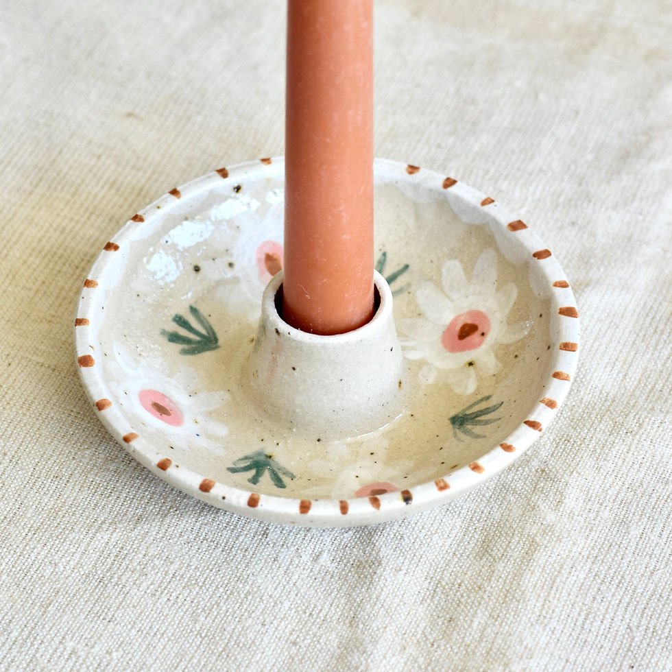 Ceramic 'Nessa' Candleholder
