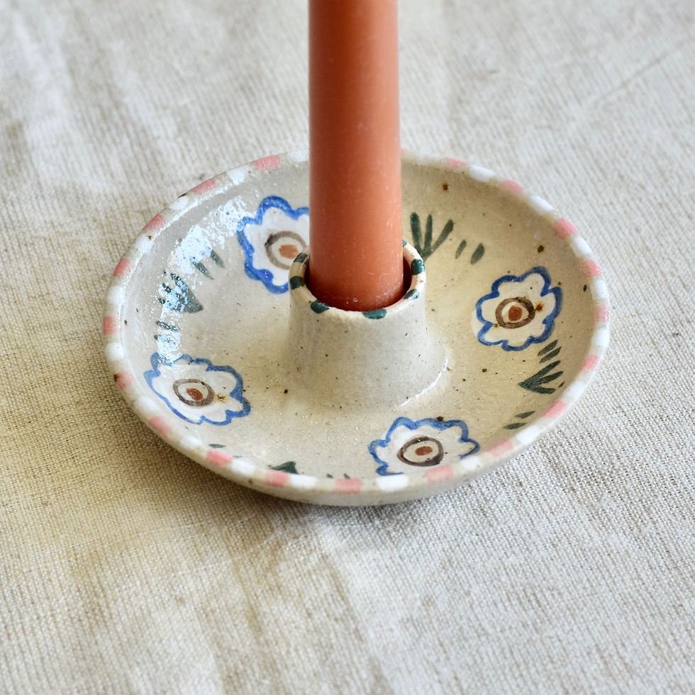 Ceramic 'Nessa' Candleholder