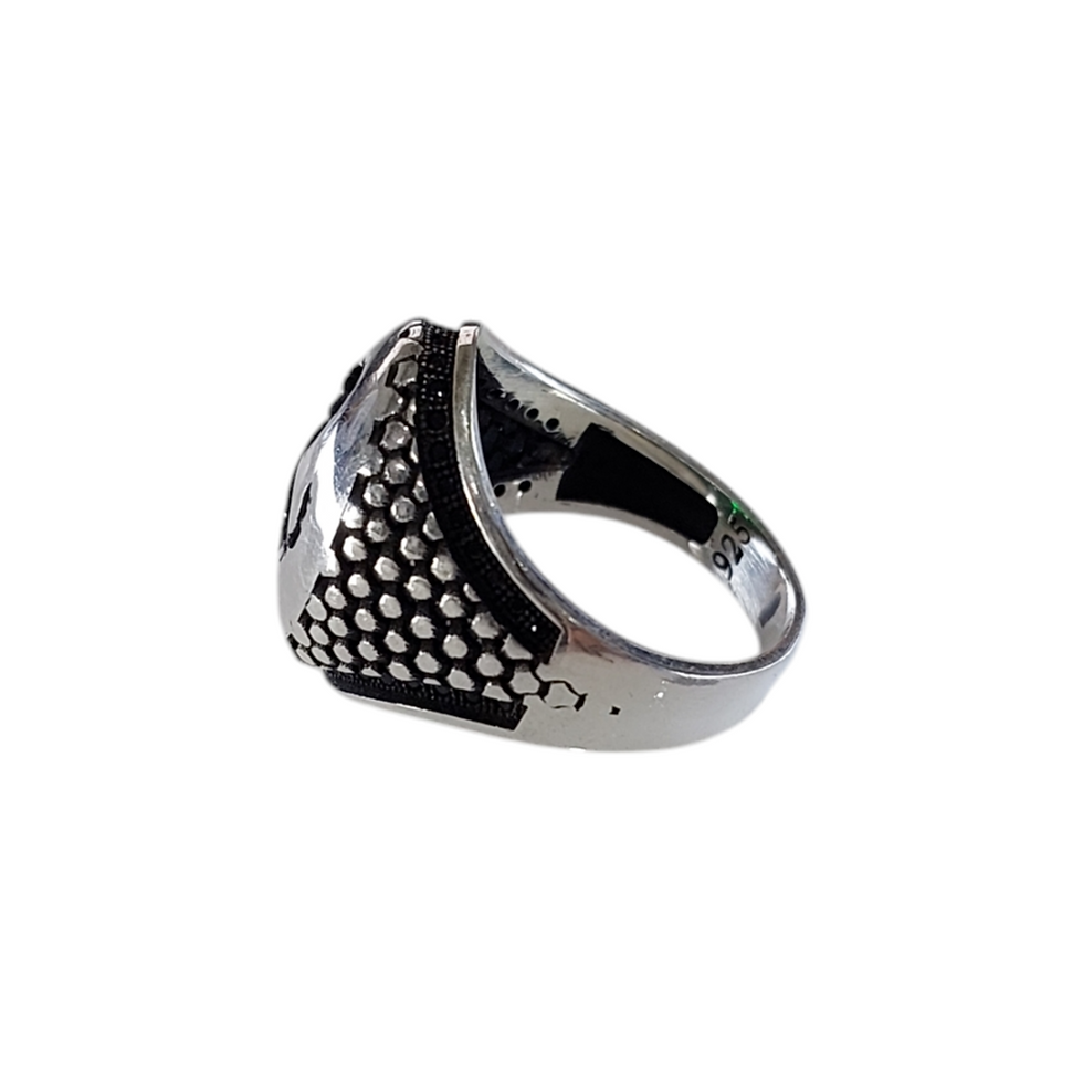 Thumbnail: Silver mens ring