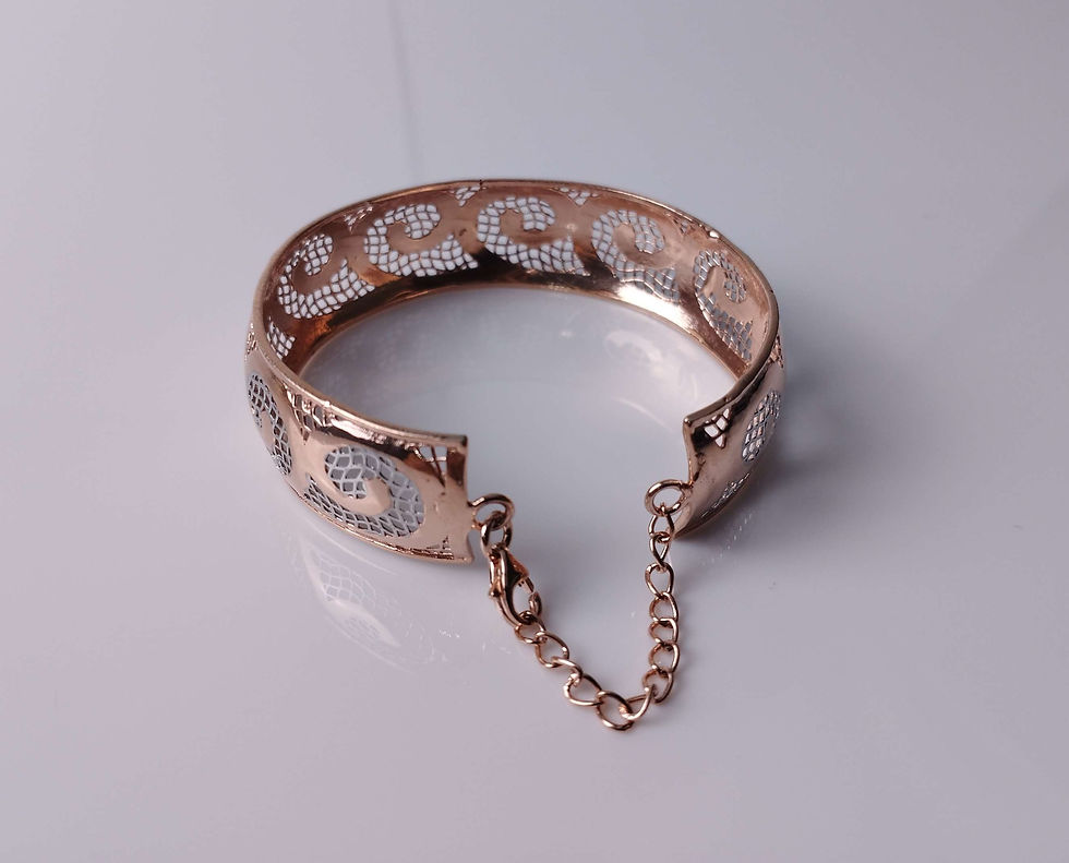 Thumbnail: 925 silver ladies bangle bracelet