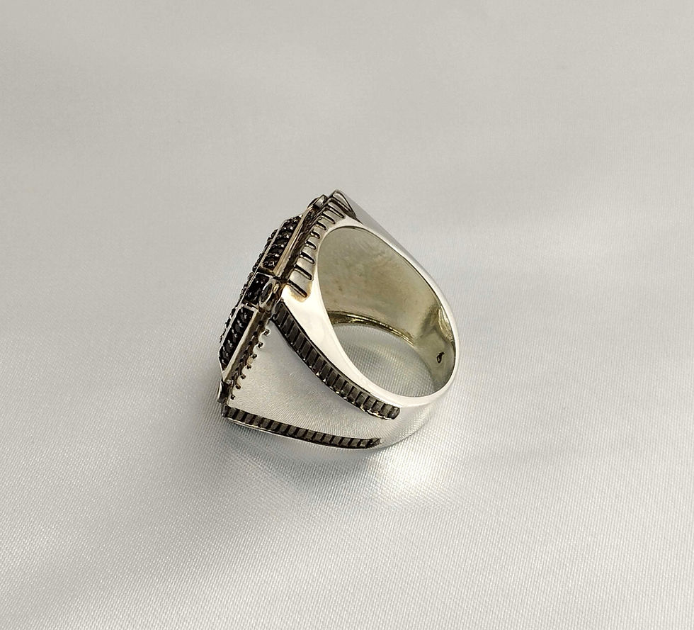 Thumbnail: 925 silver mens ring