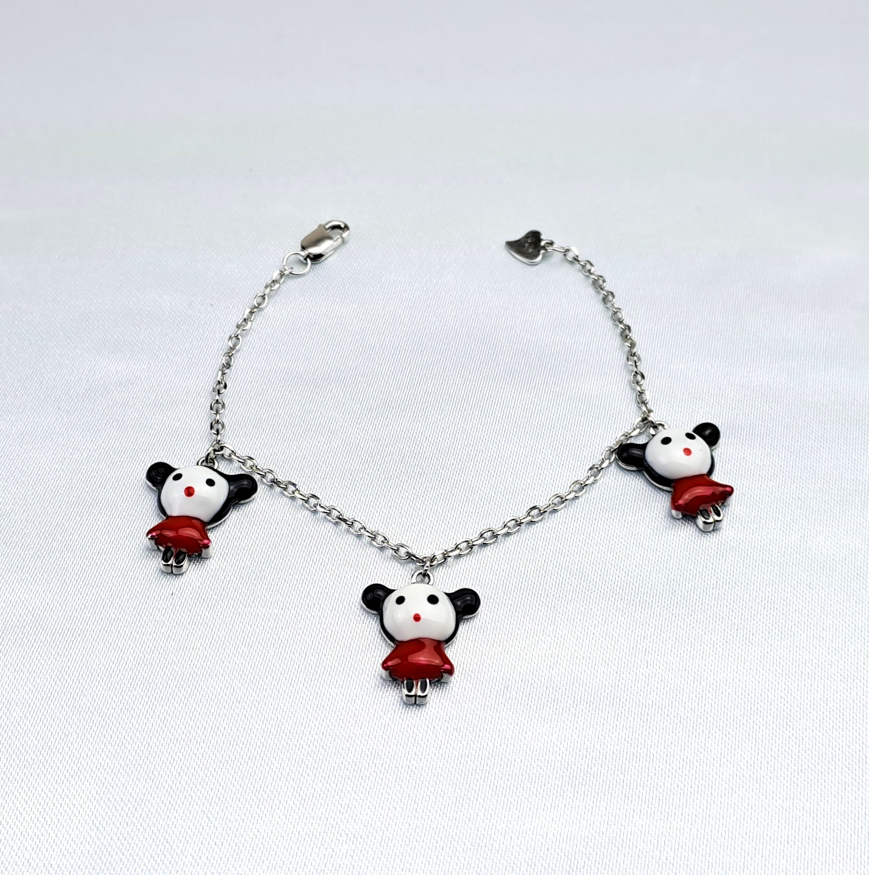 925 silver charm baby bracelet