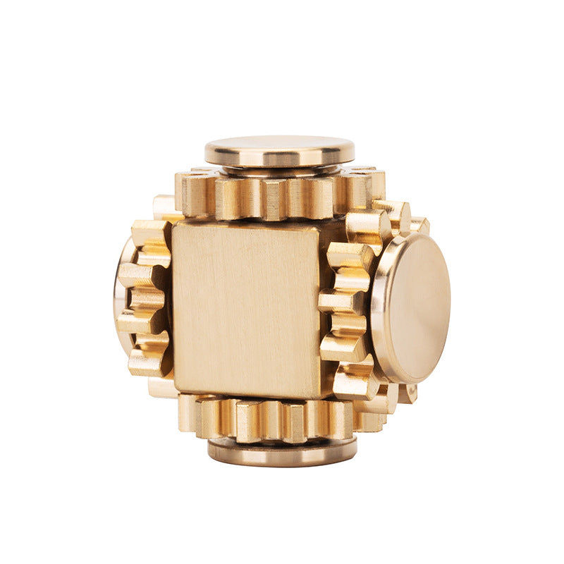 Miniatura: Brass Cube Gears Spinner