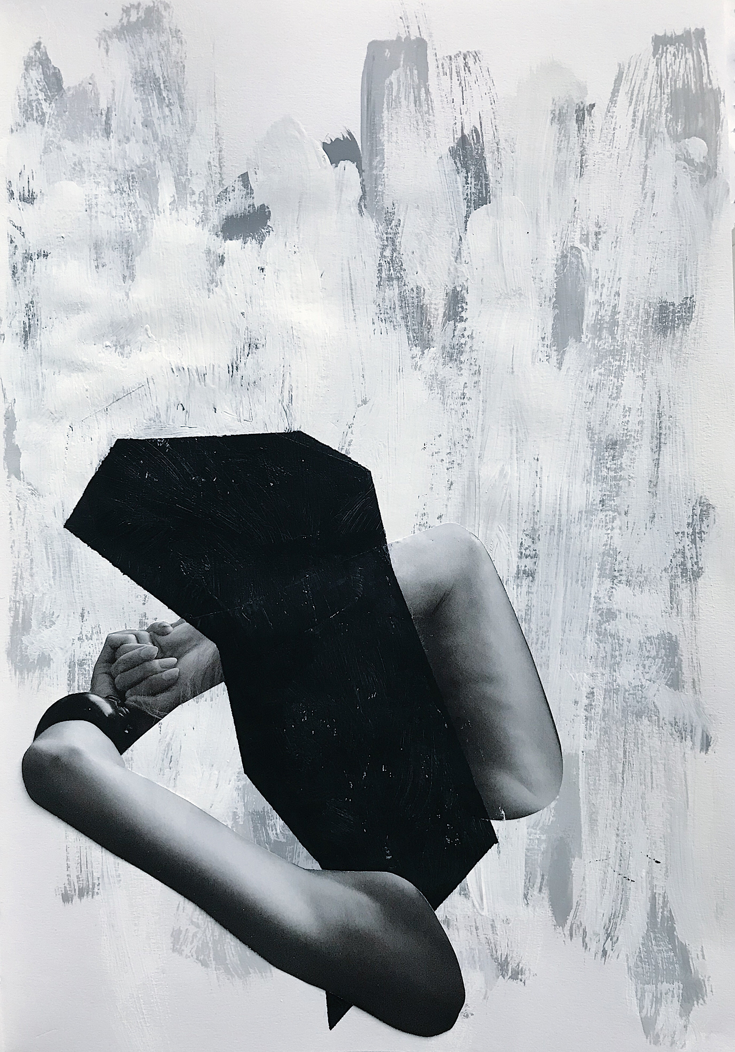 Recline with Black Form, 2018