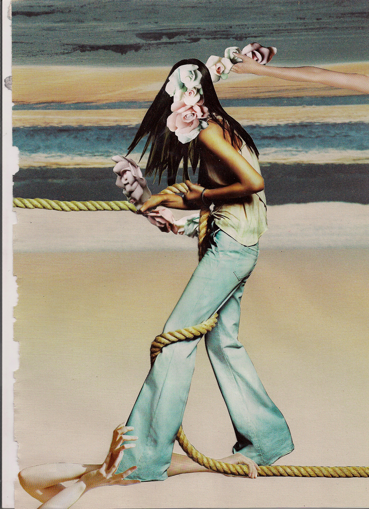 Girl with Rope and Flower, 2013