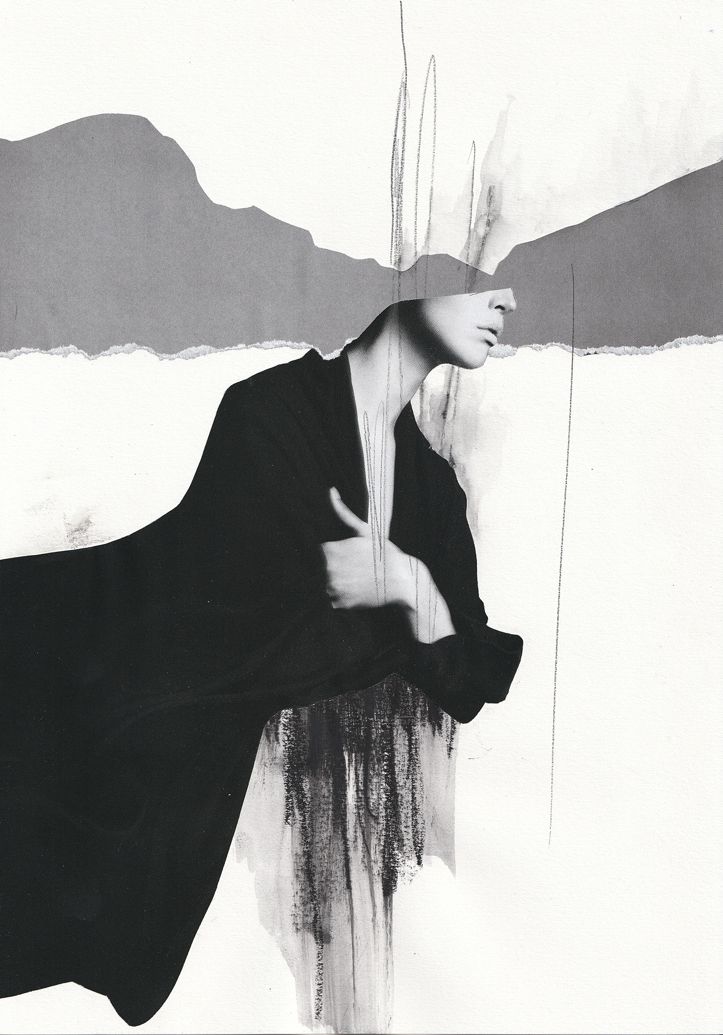 Untld Figure with Black Coat