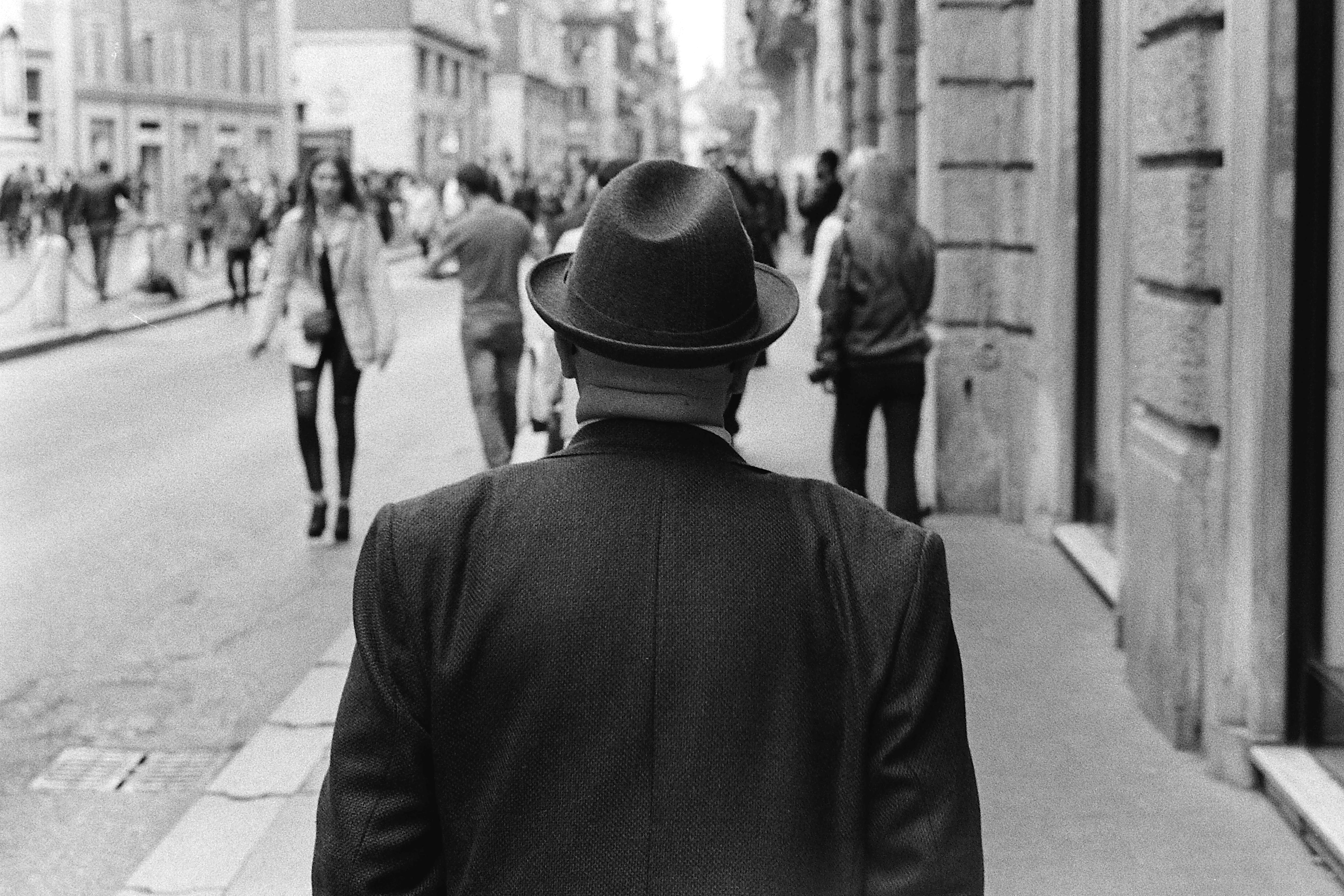 Man with Hat, 2017