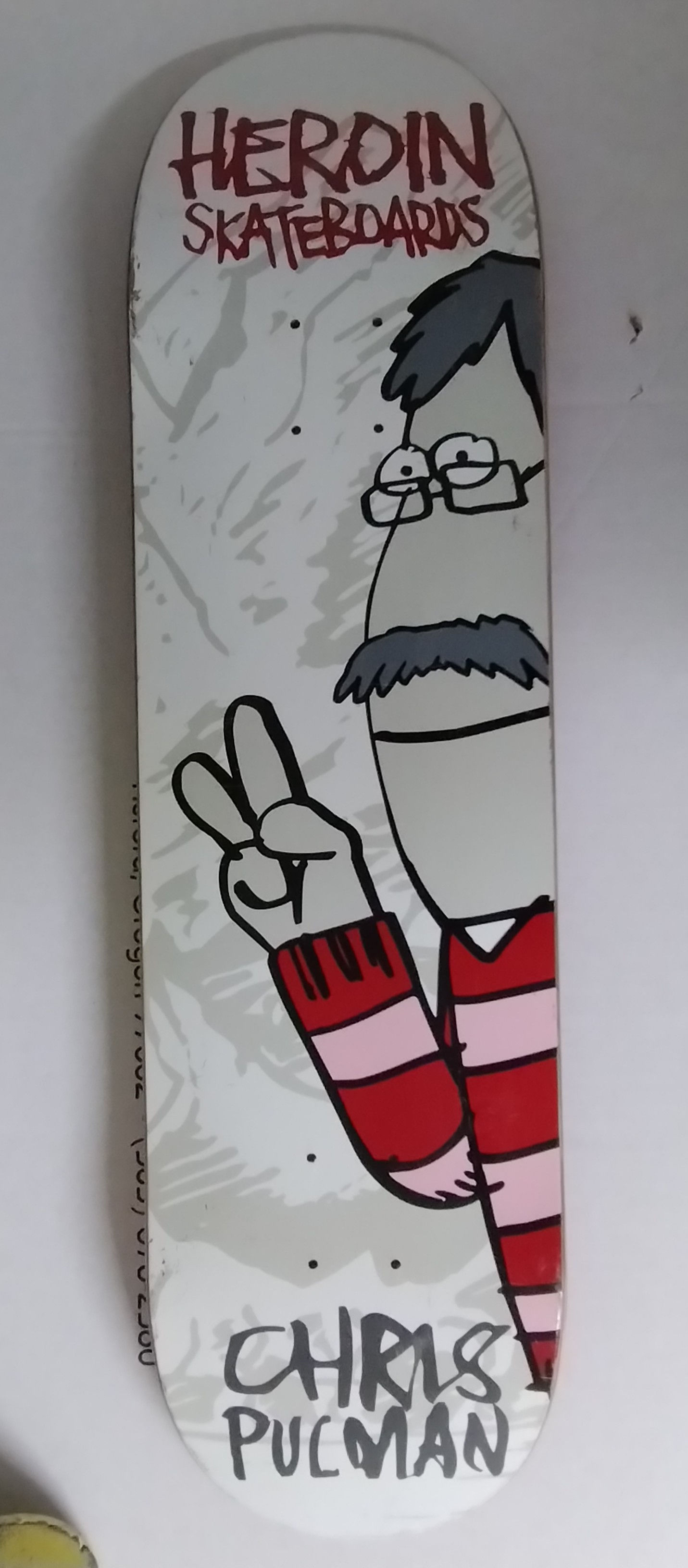 Heroin 8.5"- Chis Pulman second coming Skateboard Deck
