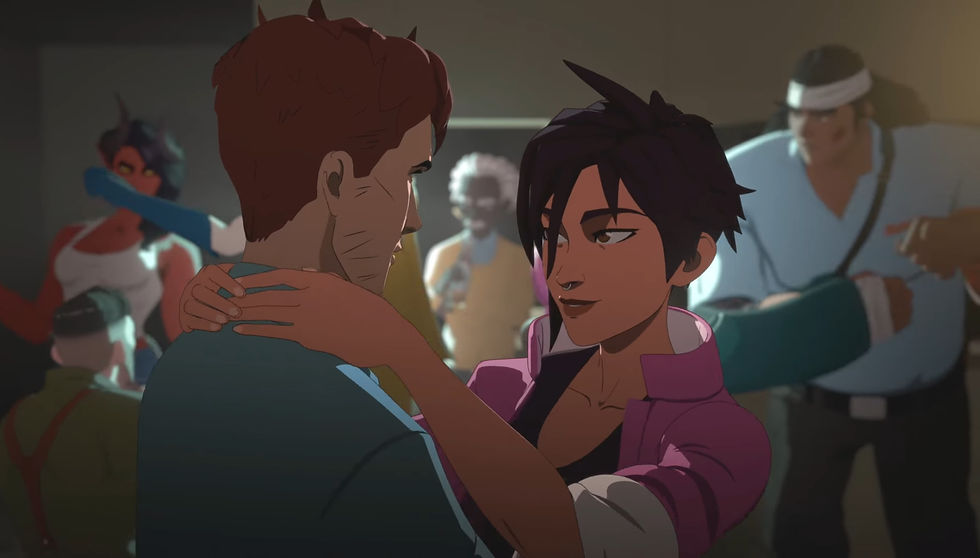 A relação com Invisigal é extremamente importante para a narrativa, evoluindo para um romance ou não | Imagem: Dispatch