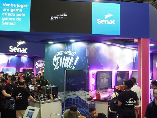 Estande do SENAC na BGS 2024 | Imagem: Brasil Game Show