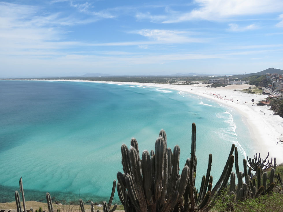 Vista da trilha para Praia Grande