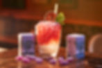 Coctel violetera en Revoltosa Parque de Berlín