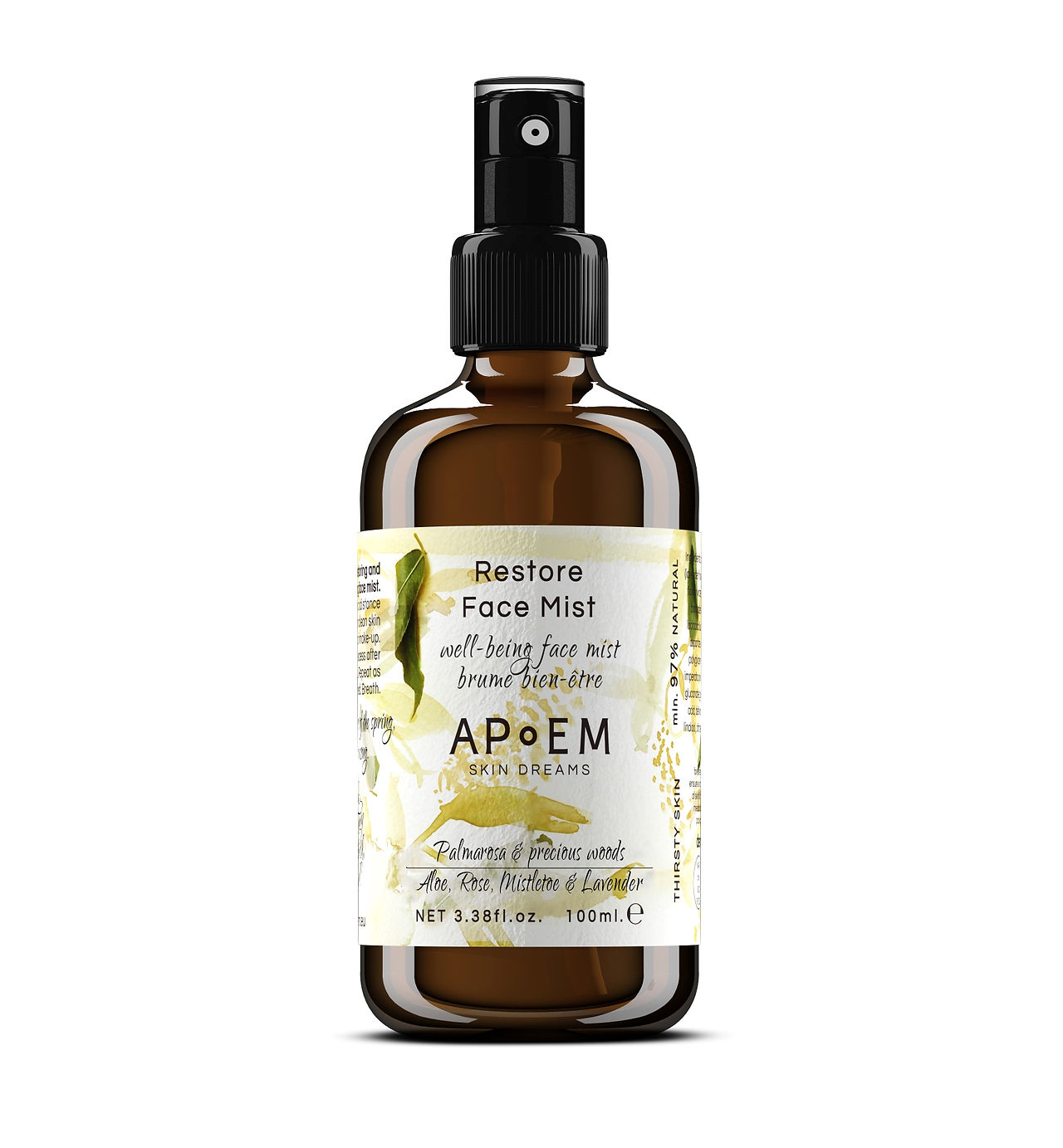 Un cóctel de activos naturales de acción hidratante y energizante cargado de antioxidantes que actúa como un escudo contra la polución. (29€)