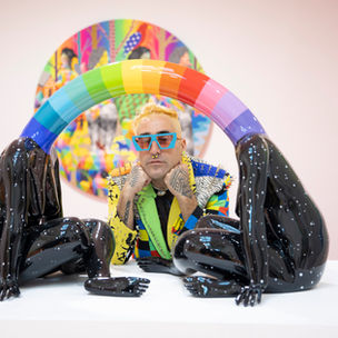 El arte de Okuda San Miguel transforma Sant Antoni de Portmany