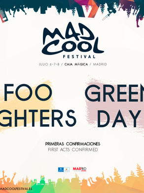 Foo Fighters y Green Day, primeros confirmados de Mad Cool Festival