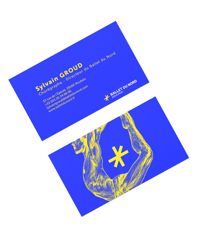 Carte de visite Ballet du Nord