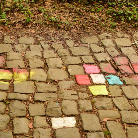 Cobblestone Walkway
