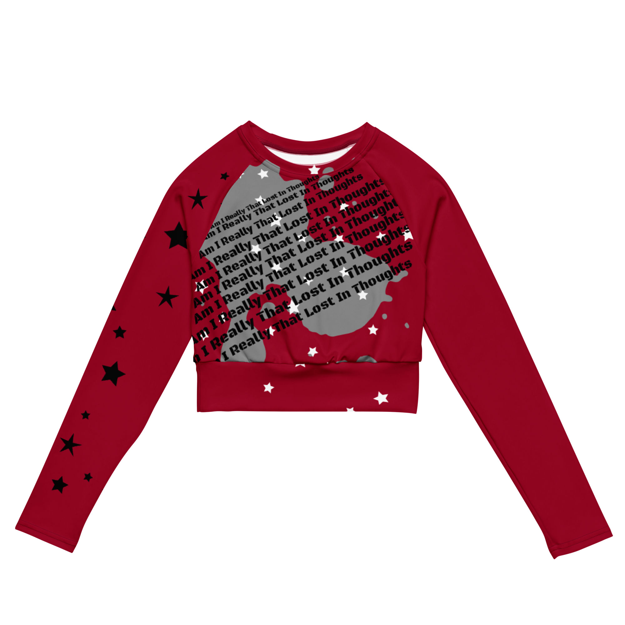 MOONLIGHT EDITION: Lost In Thoughts Fitted Crop Top