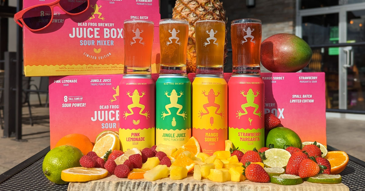 NEW JUICE BOX SPRING/SUMMER SOUR Dead Frog Brewery
