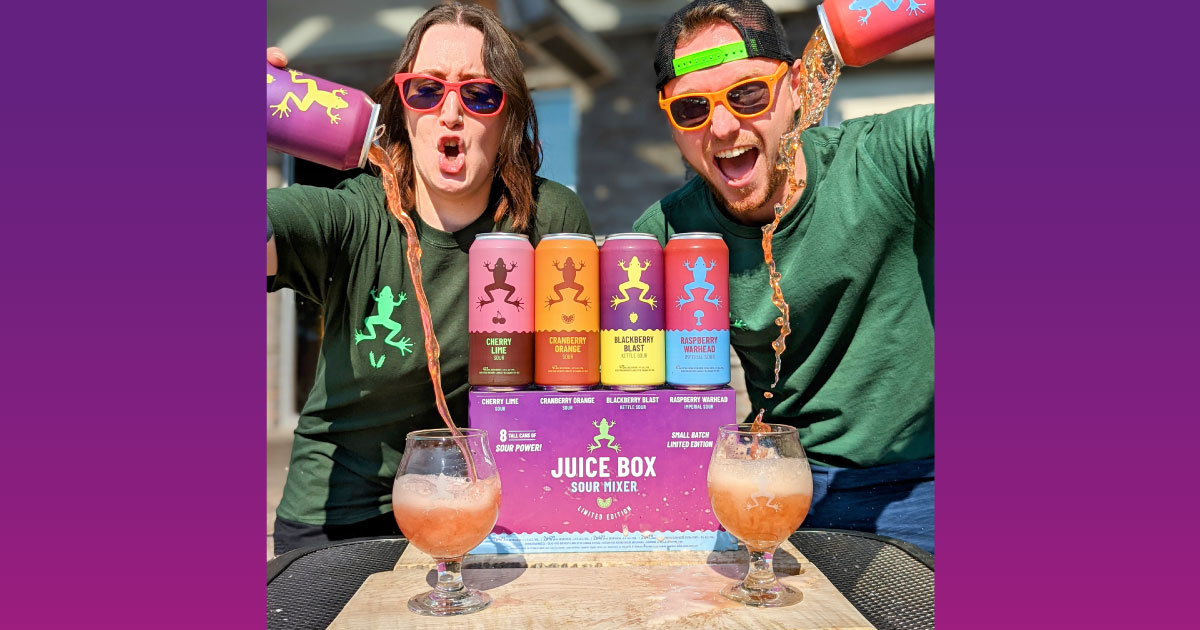 NEW JUICE BOX SOUR MIXER & RASPBERRY WARHEAD LAUNCH PARTY Dead Frog Brewery