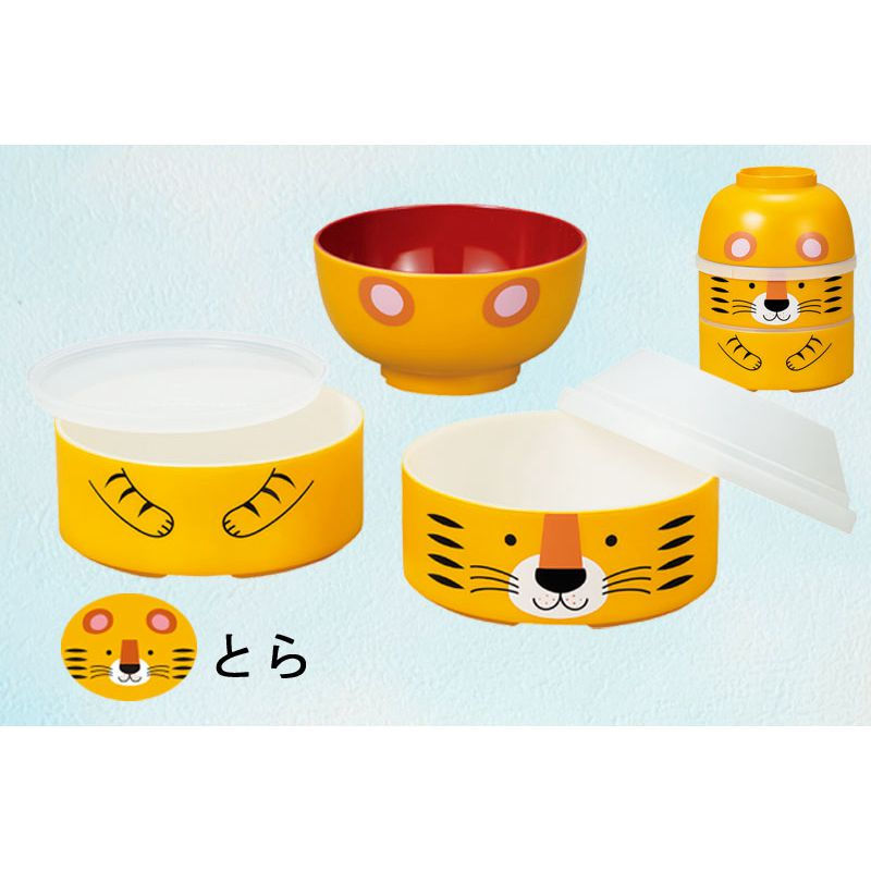 縮圖：動物造型便當盒(附碗)大