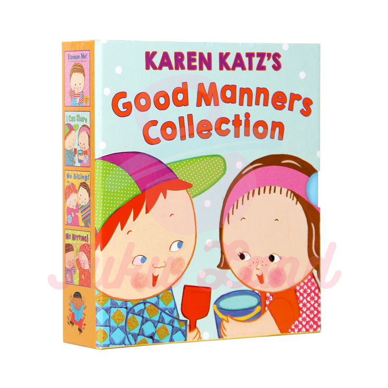 Karen Katz 幼小銜接生活好習慣養成套裝系列4冊