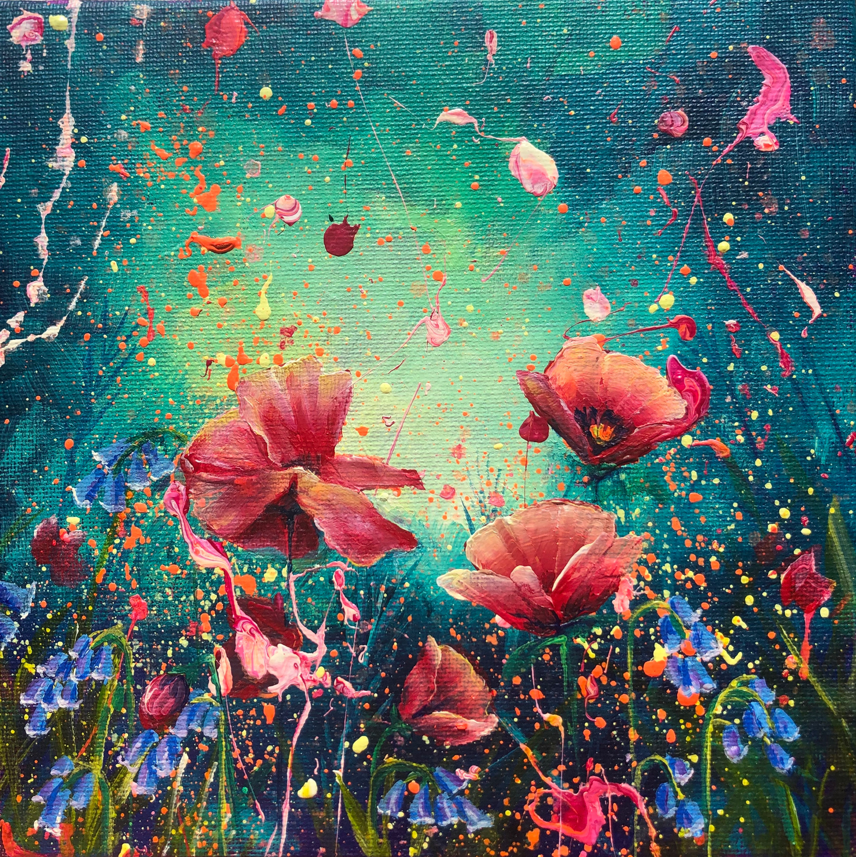 Poppy and Bluebell Meadow