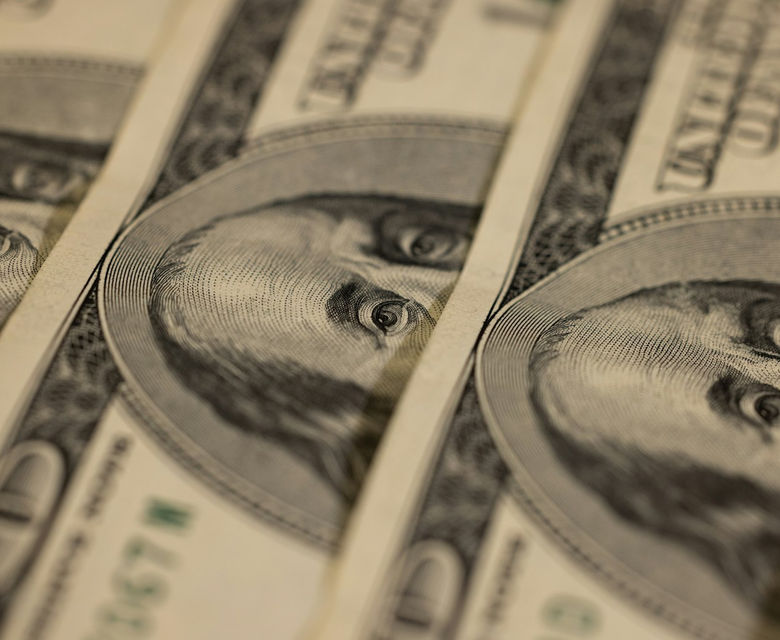 a close up of a bunch of money