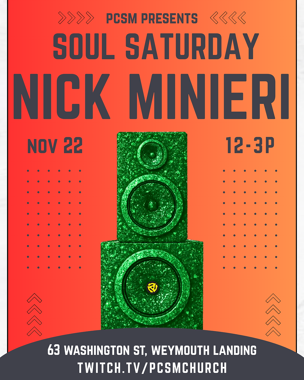 Soul Saturday with Nick Mineri