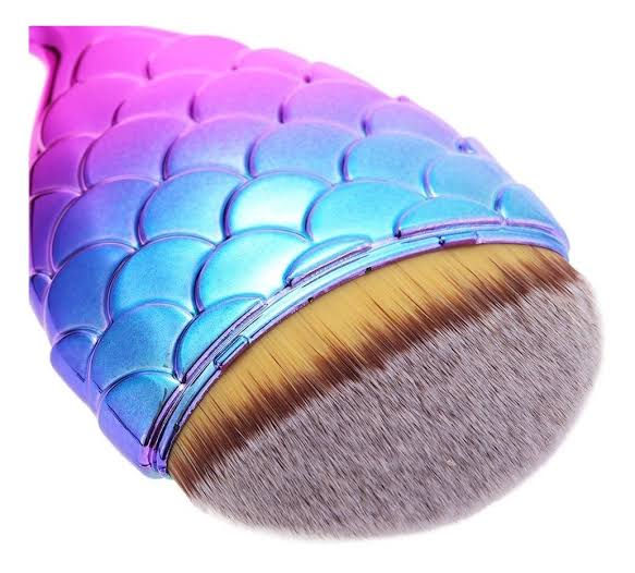 Miniatura: Brocha de sirena para maquillaje 