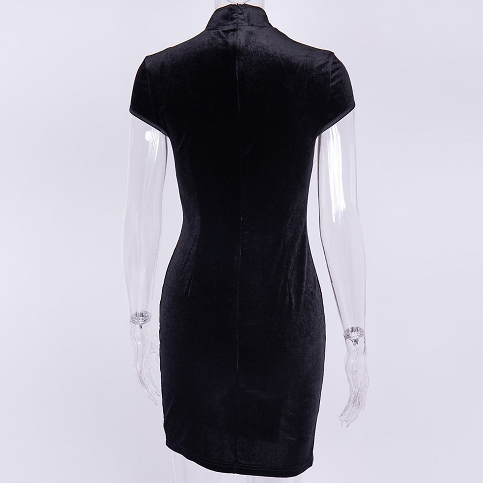 Miniatura: Vestido Qipao Terciopelo 