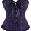 Miniatura: Corset Overbust Brocade Morado 