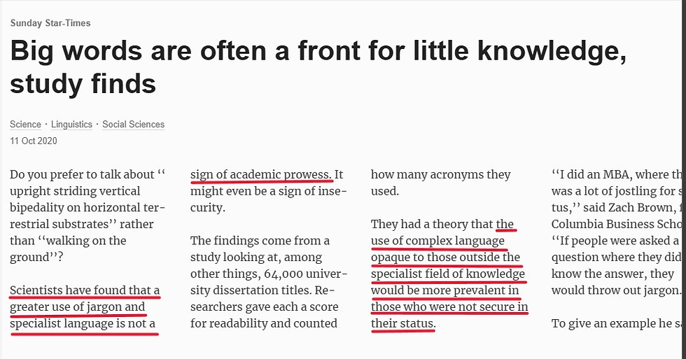 Do not use unnecessarily big words in your Statement of Purpose (SOP)