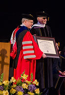 Wayne DoctorateHeidle receivng a Doctorate