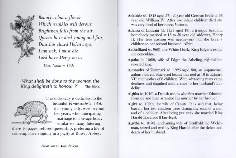 Thumbnail: Carr's Dictionary of English Queens