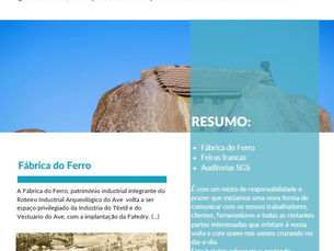 FANFINHOS. Nasceu a nossa newsletter interna
