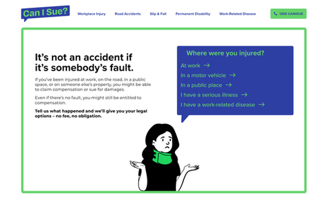 Why the “Can I Sue?” campaign is a masterclass in brand & search strategy