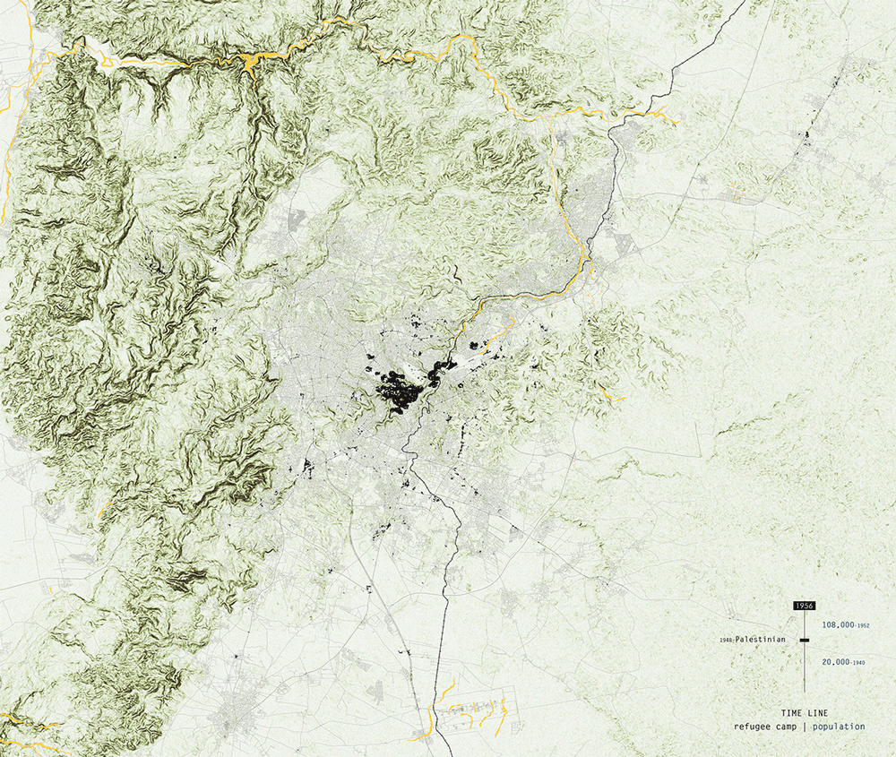 Refugee settlement and urban growth in Amman City, Jordan
