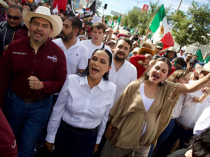 Miles respaldan a Morena en Chihuahua; Cruz Pérez Cuéllar llama a defender la soberanía nacional