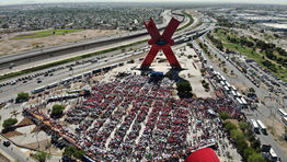 Miles de fronterizos respaldan proyecto de transformación en la Plaza de la Mexicanidad