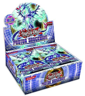 Yu-Gi-Oh Booster Pack "Photon Shockwave" edicion en Ingles Box con 24 Booster